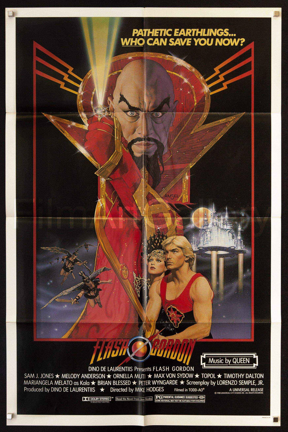 Flash Gordon Original Vintage Movie Poster