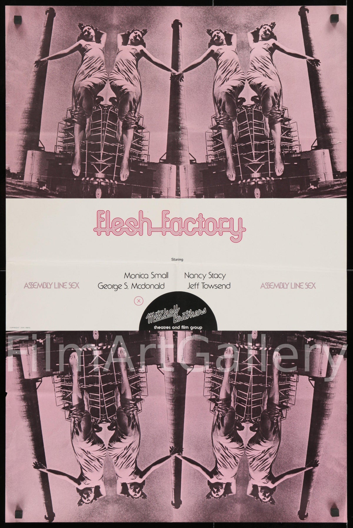 Flesh Factory Original Vintage Movie Poster