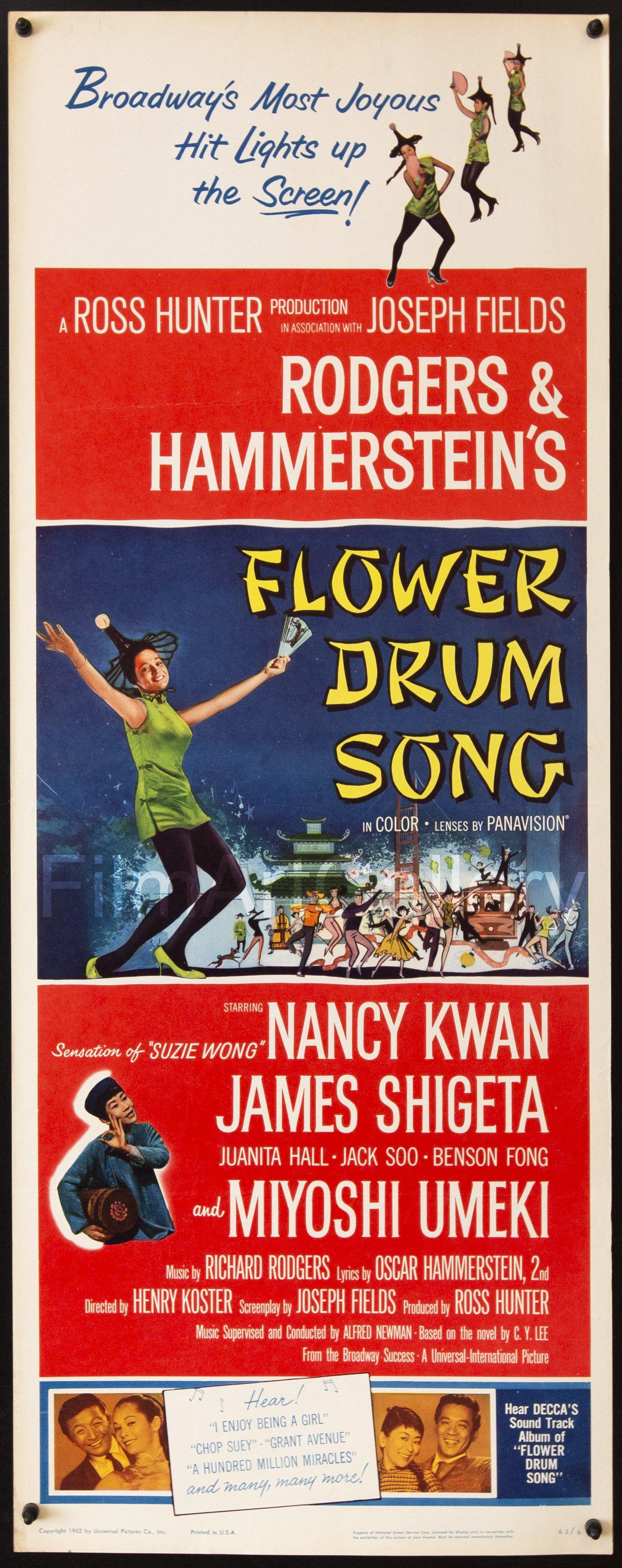 Flower Drum Song Original Vintage Movie Poster