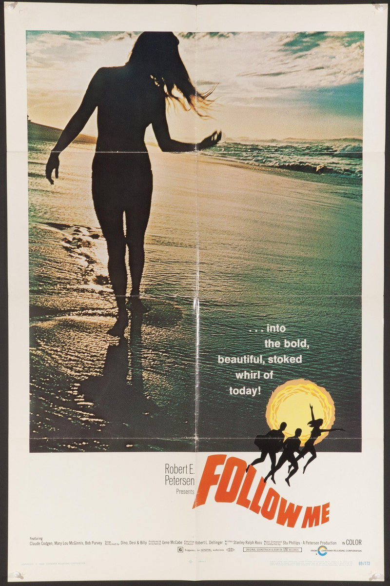 Follow Me 1 Sheet (27x41) Original Vintage Movie Poster