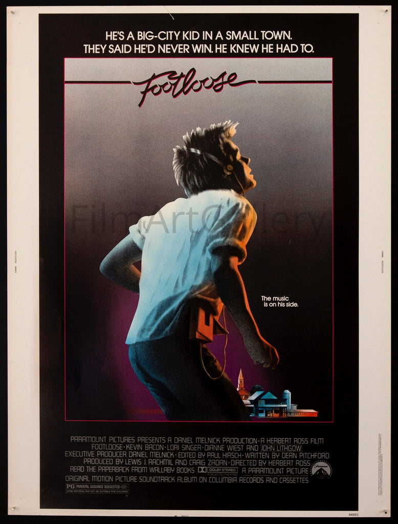 Footloose Original Vintage Movie Poster