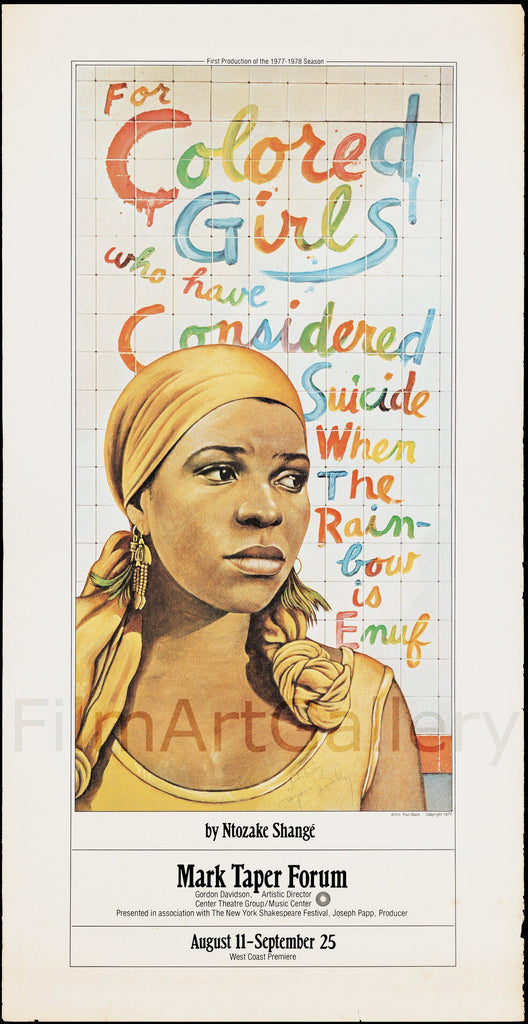 For Colored Girls Who Have Considered Suicide/When the