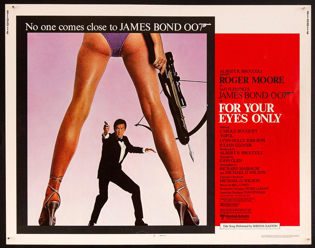For Your Eyes Only Original Vintage Movie Poster