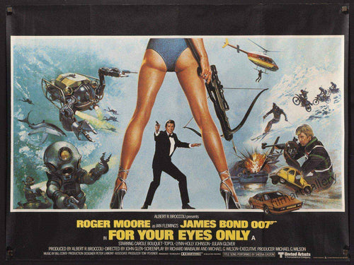For Your Eyes Only Original Vintage Movie Poster