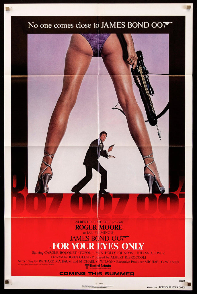 For Your Eyes Only Original Vintage Movie Poster