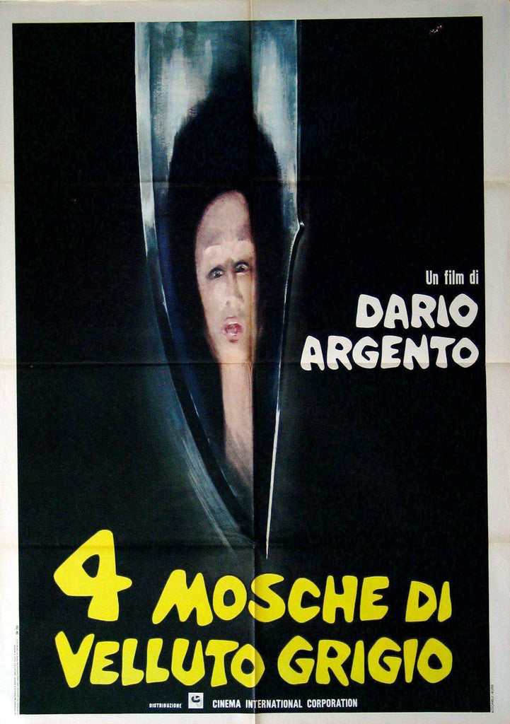 Four Flies on Grey Velvet Original Vintage Movie Poster