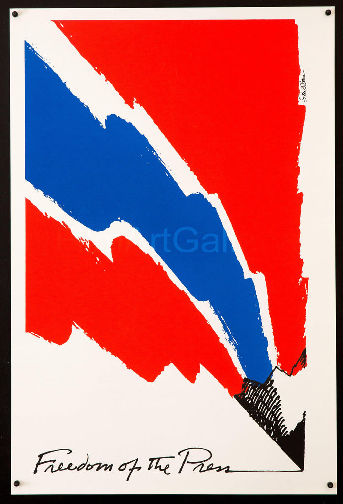 Freedom of the Press Original Vintage Movie Poster