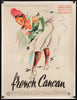 French Cancan Original Vintage Movie Poster