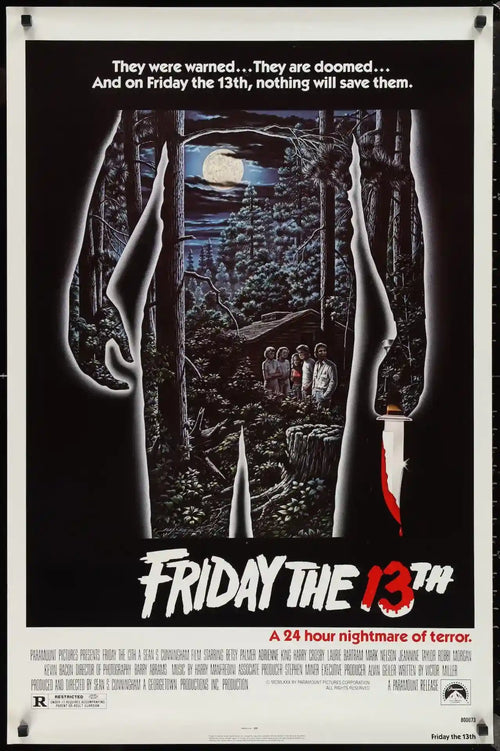 Friday the 13th Original Vintage Movie Poster