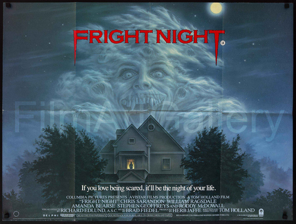 Fright Night Original Vintage Movie Poster