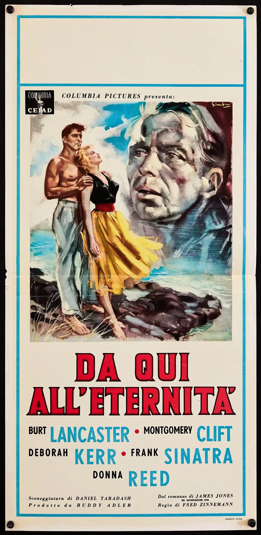 From Here to Eternity Original Vintage Movie Poster