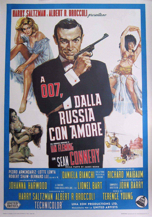 From Russia with Love Original Vintage Movie Poster