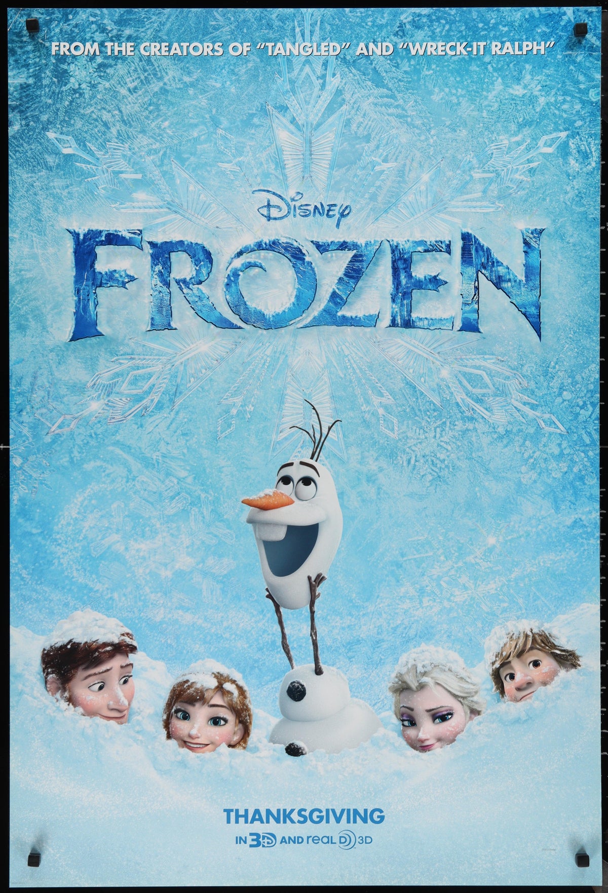 Frozen Original Vintage Movie Poster