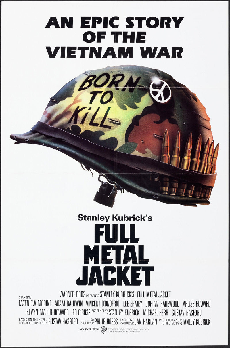 Full Metal Jacket 1 Sheet (27x41) Original Vintage Movie Poster