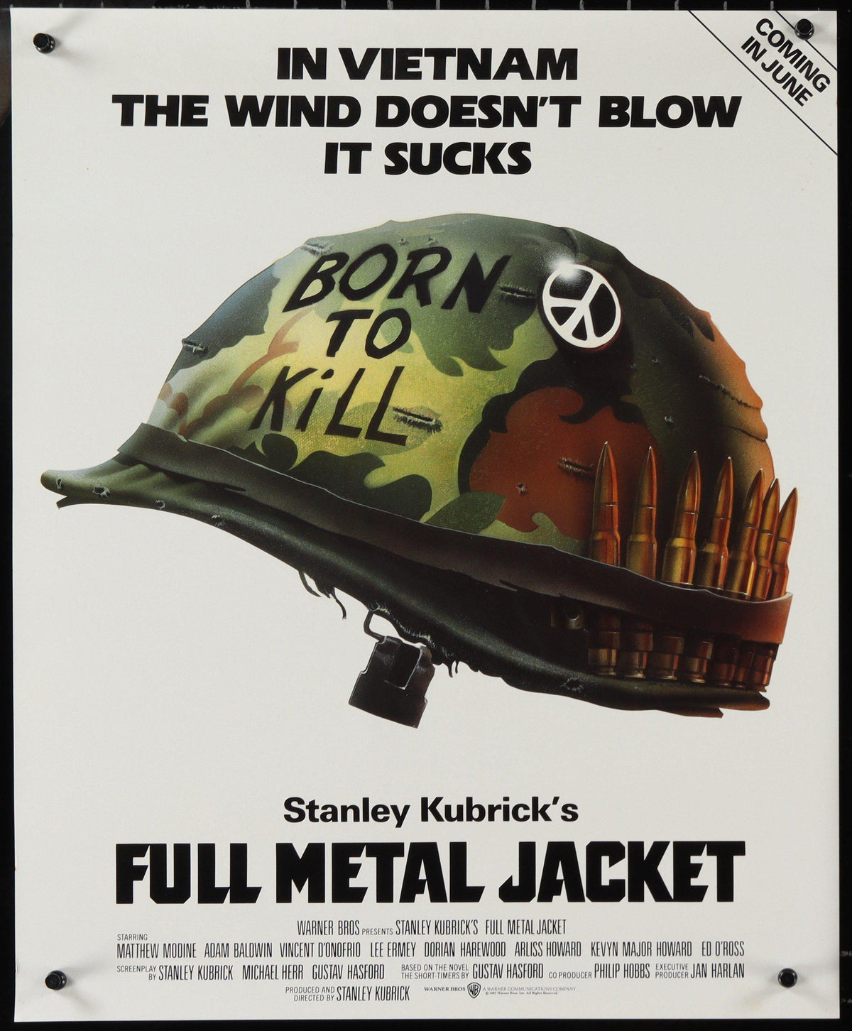 Full Metal Jacket 17x21 Original Vintage Movie Poster