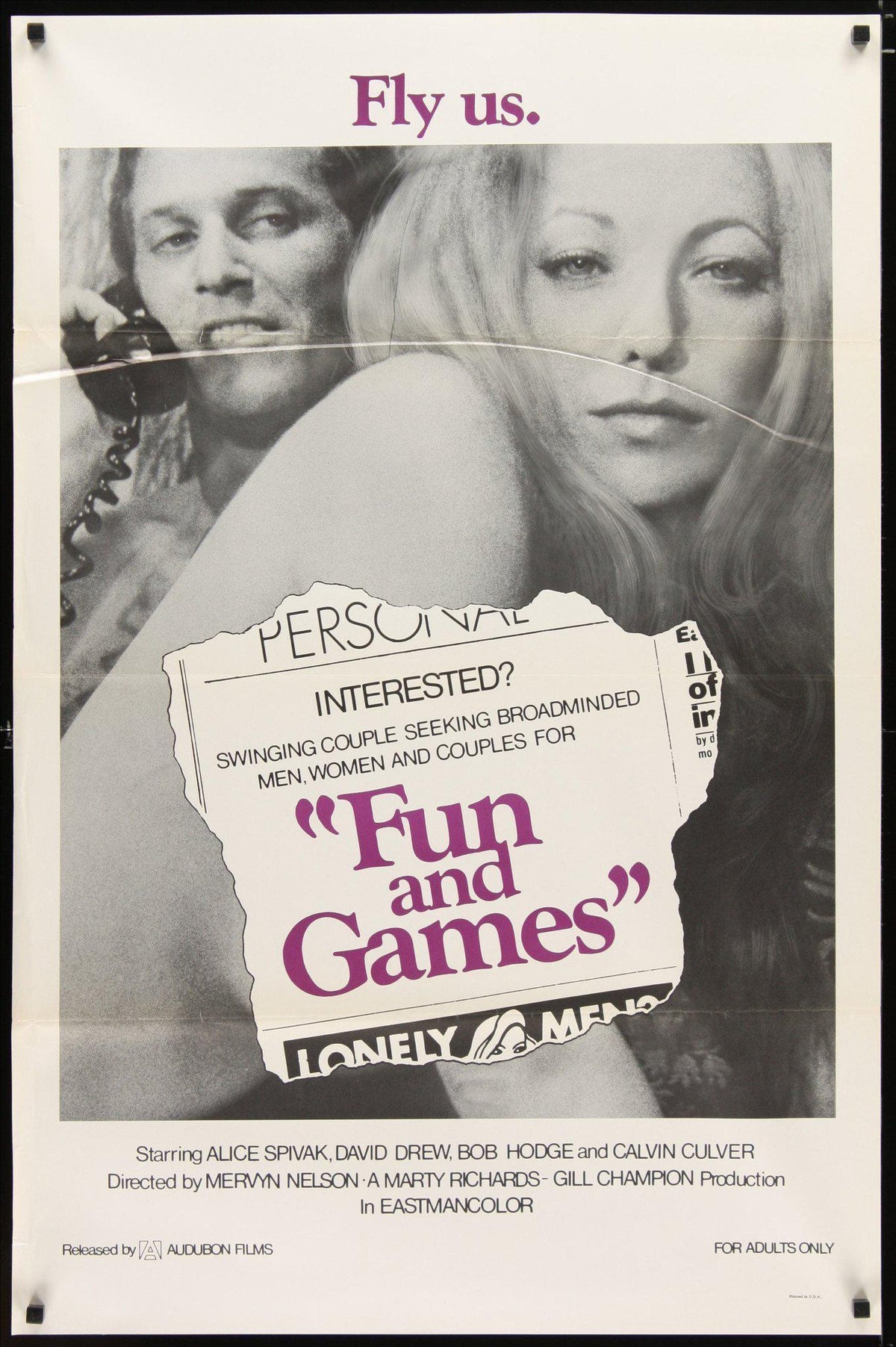 Fun and Games Original Vintage Movie Poster