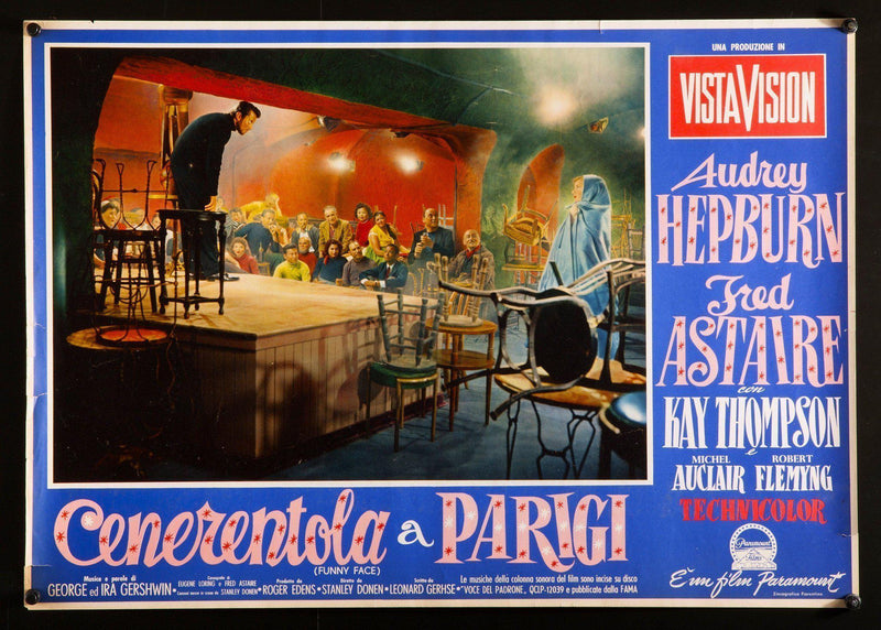 Funny Face Italian Photobusta (18x26) Original Vintage Movie Poster
