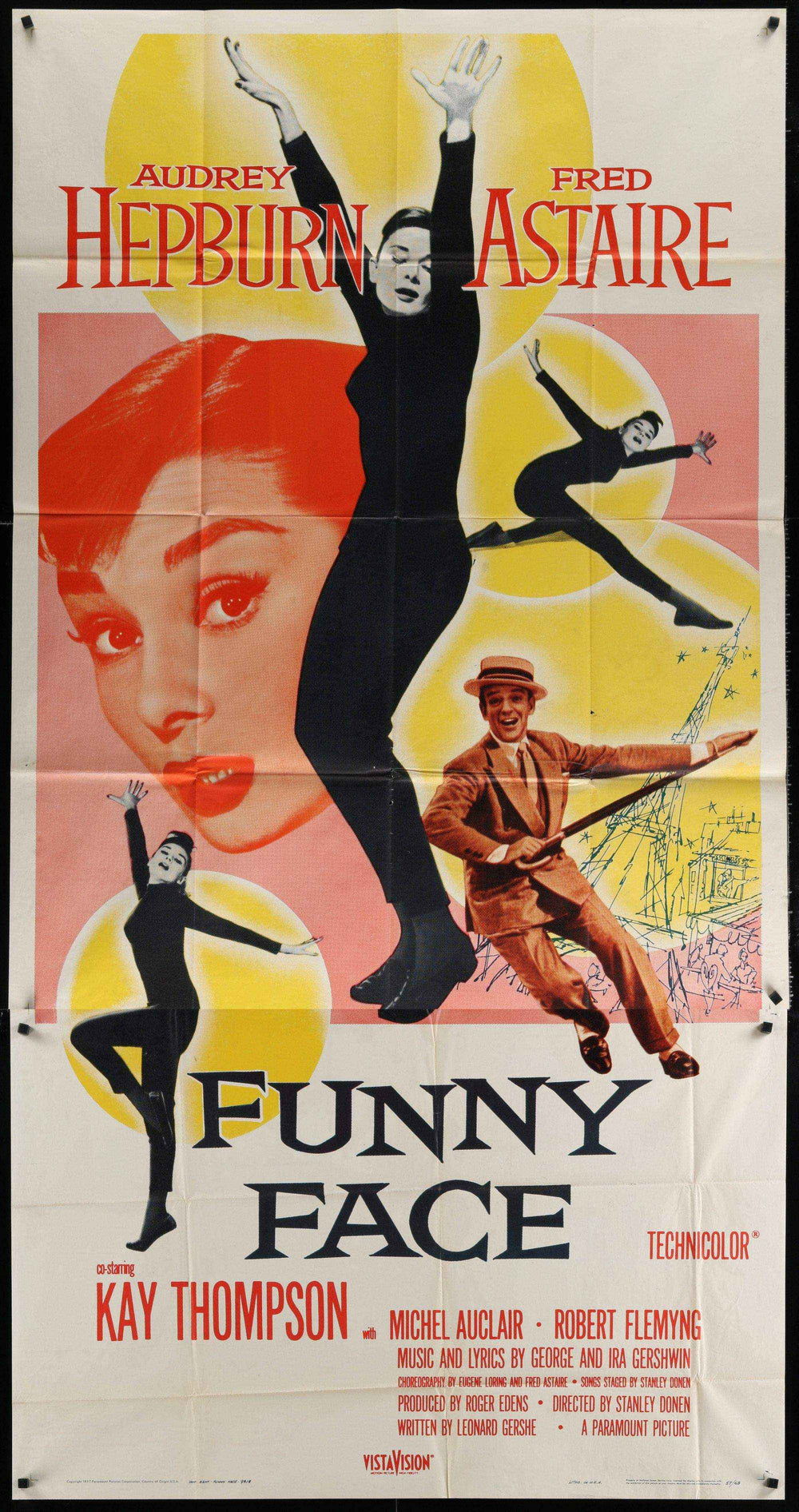 Funny Face Original Vintage Movie Poster