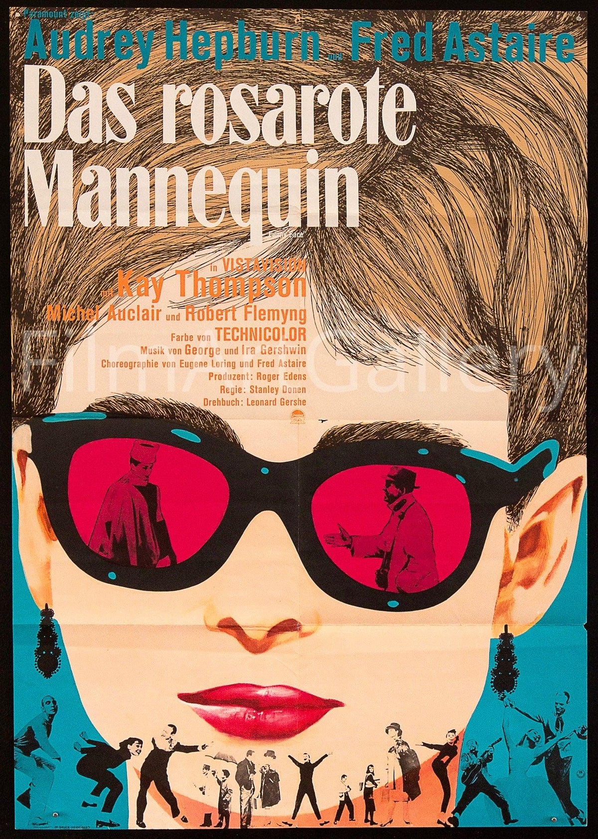 Funny Face Original Vintage Movie Poster
