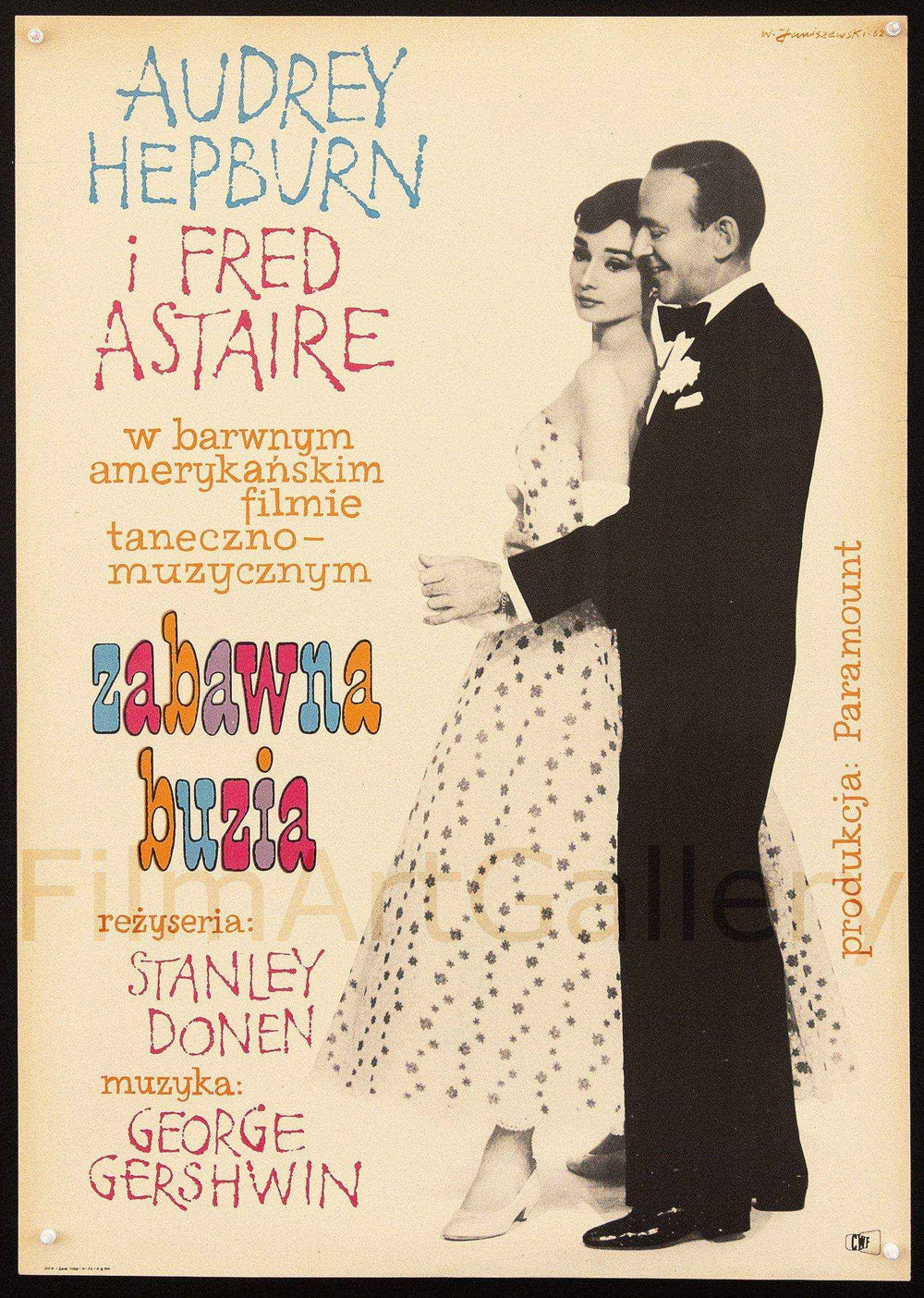 Funny Face Original Vintage Movie Poster
