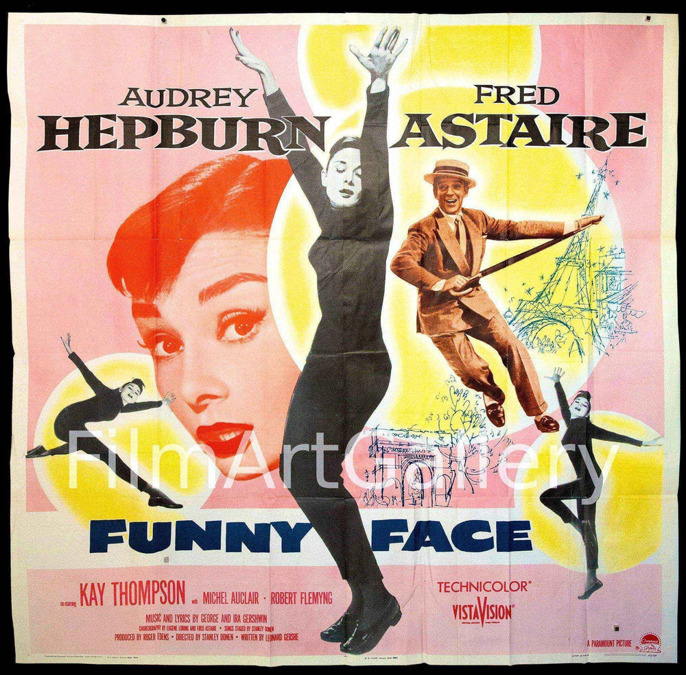 Funny Face Original Vintage Movie Poster