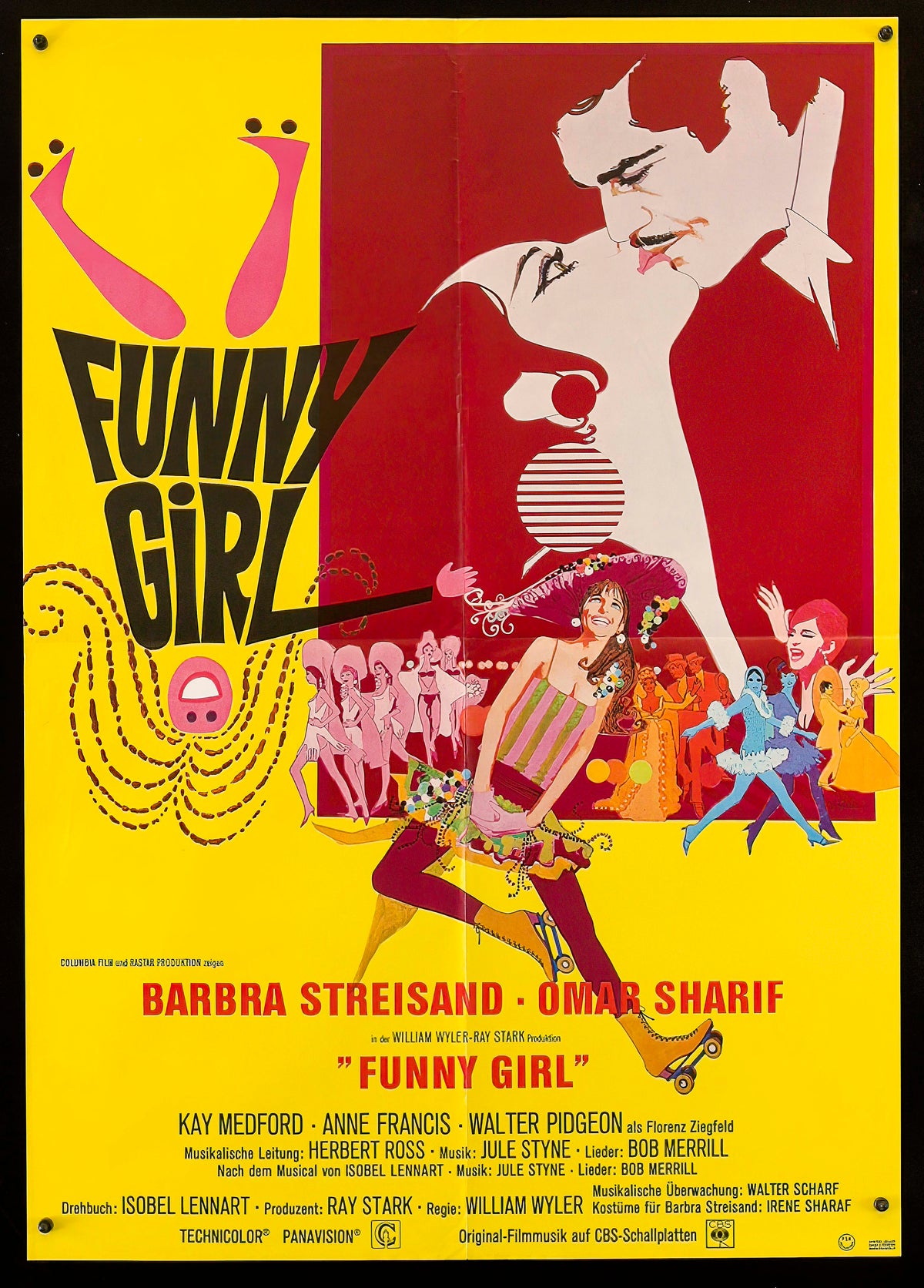 Funny Girl Original Vintage Movie Poster