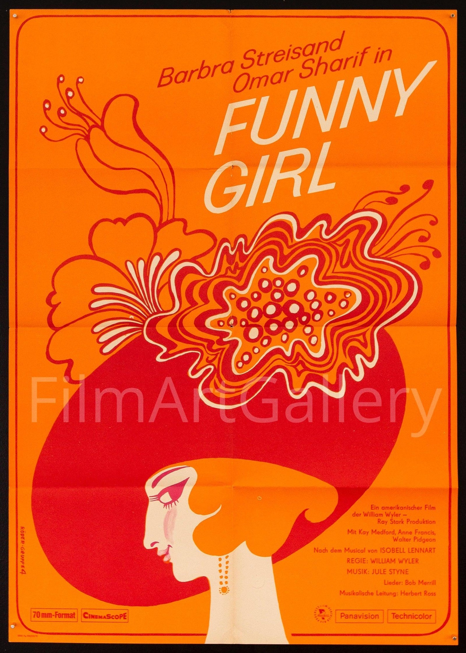 Funny Girl Original Vintage Movie Poster