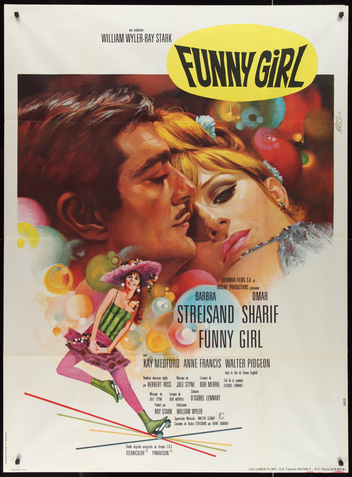 Funny Girl Original Vintage Movie Poster