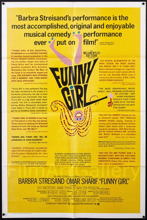 Funny Girl Original Vintage Movie Poster