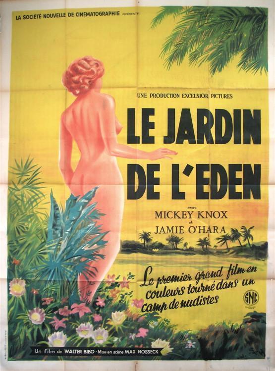 Garden of Eden (Le Jardin De L'Eden) Original Vintage Movie Poster