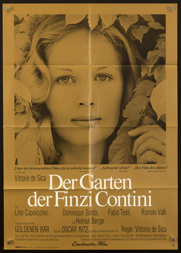 Garden of the Finzi-Continis Original Vintage Movie Poster