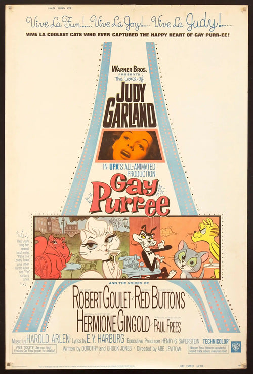 Gay Purr-ee Original Vintage Movie Poster