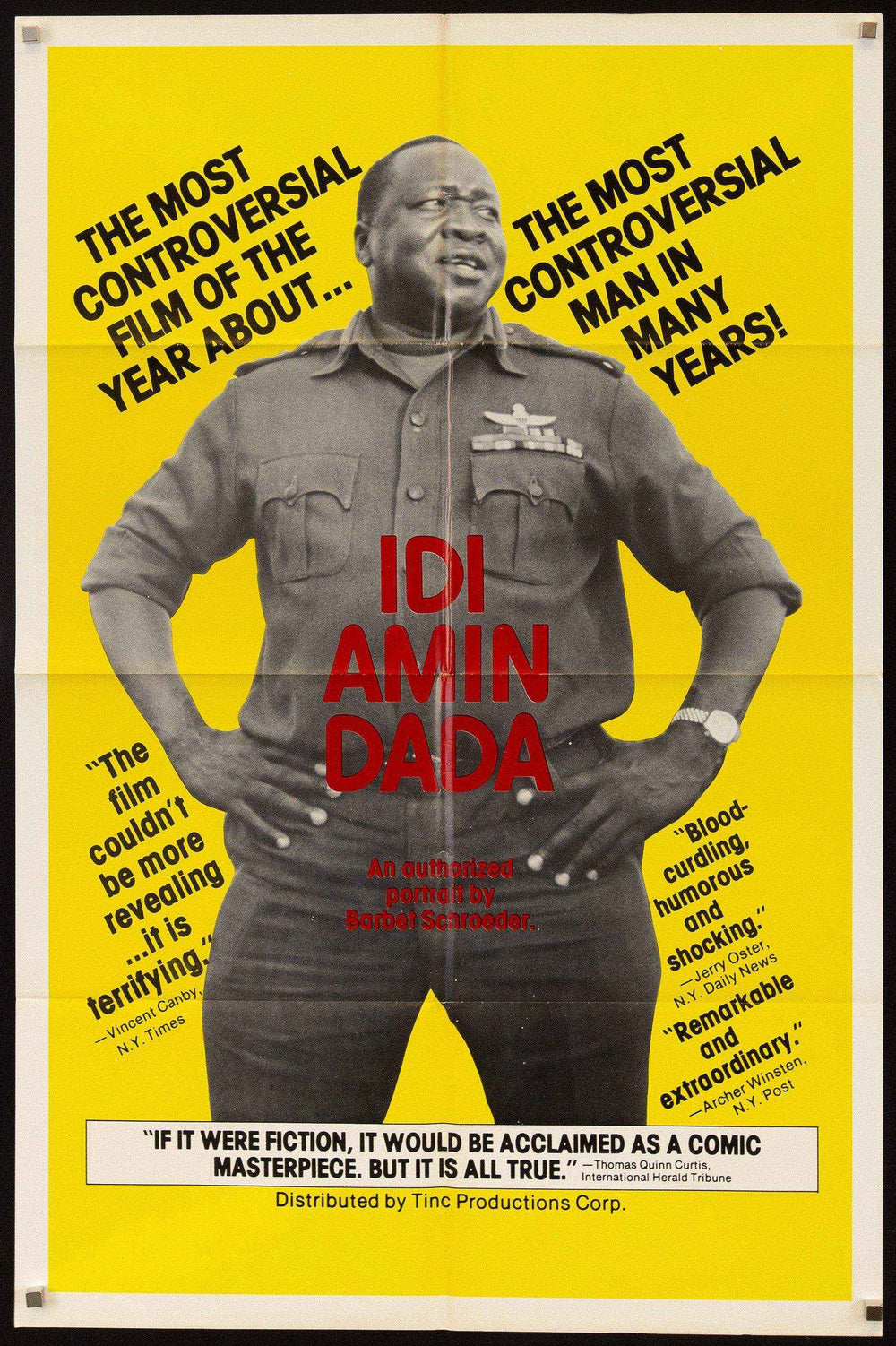 General Idi Amin Dada: A Self Portrait Original Vintage Movie Poster
