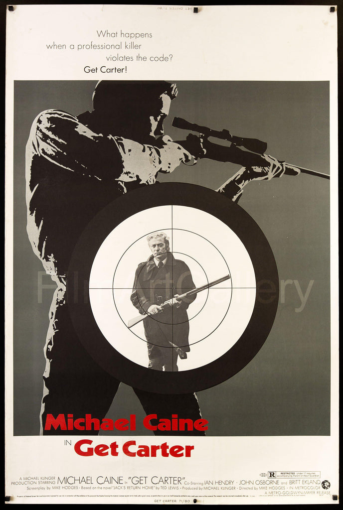 Get Carter Original Vintage Movie Poster
