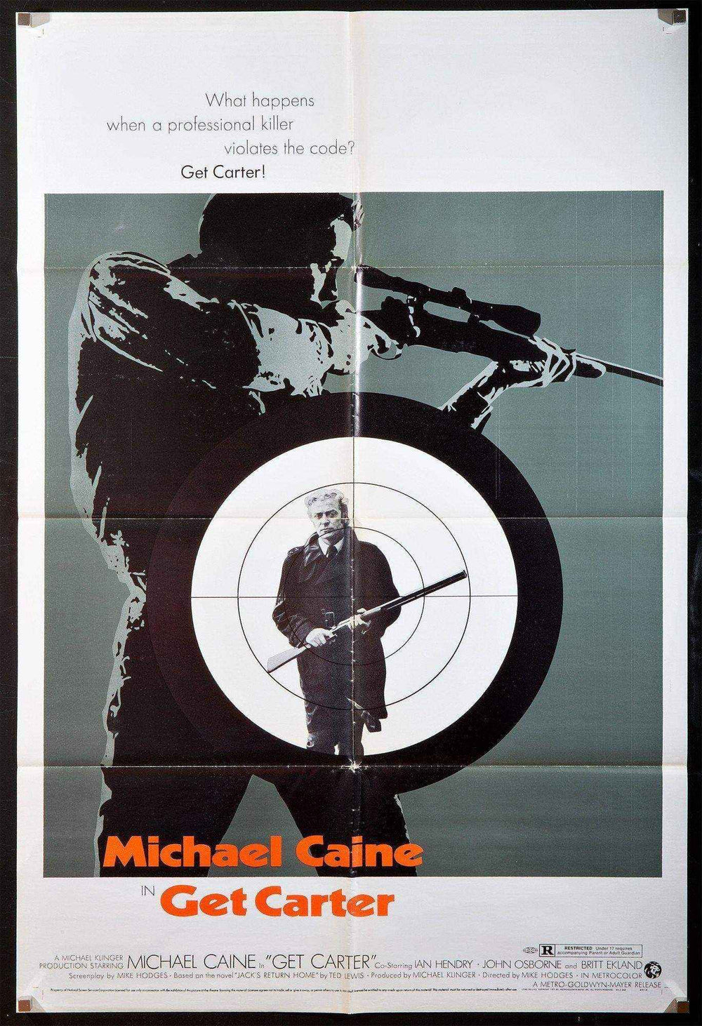 Get Carter Original Vintage Movie Poster