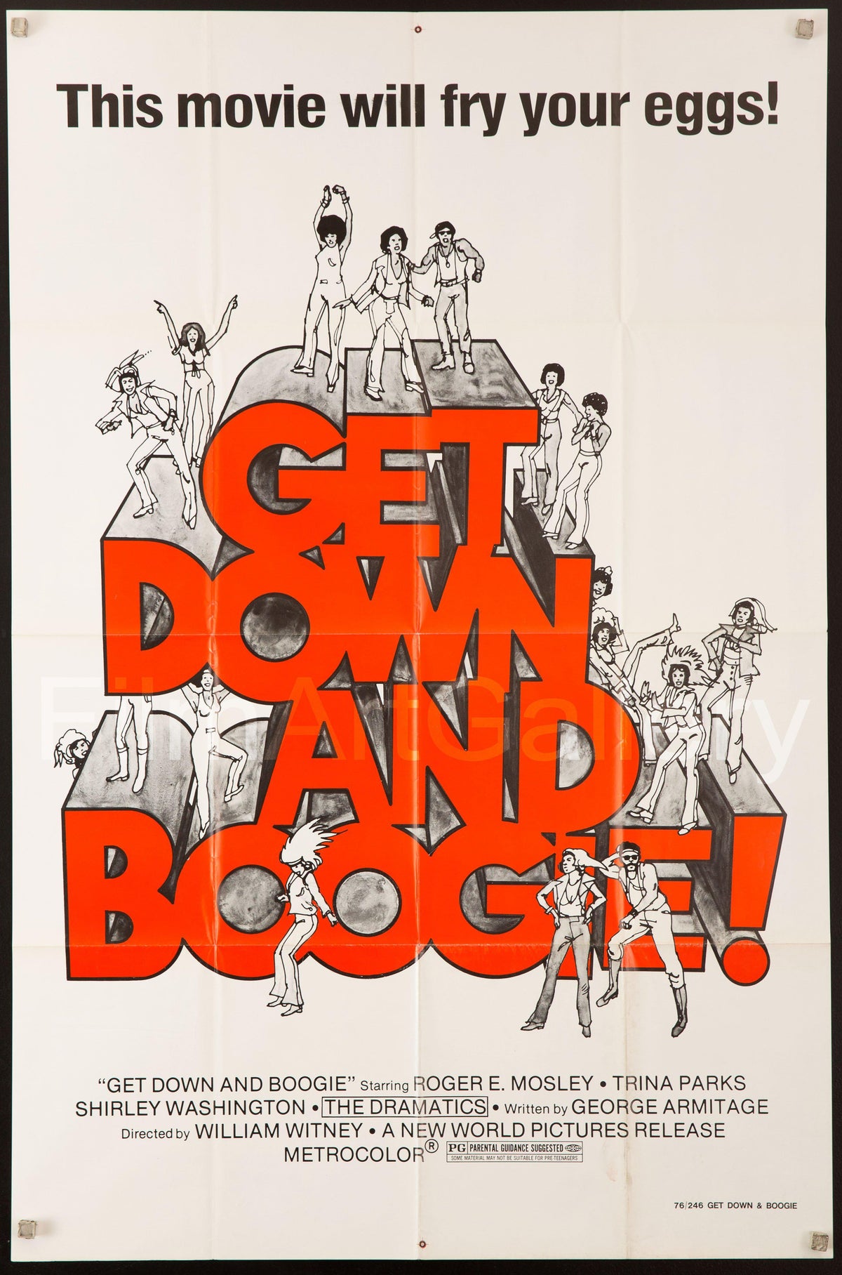 Get Down and Boogie 1 Sheet (27x41) Original Vintage Movie Poster