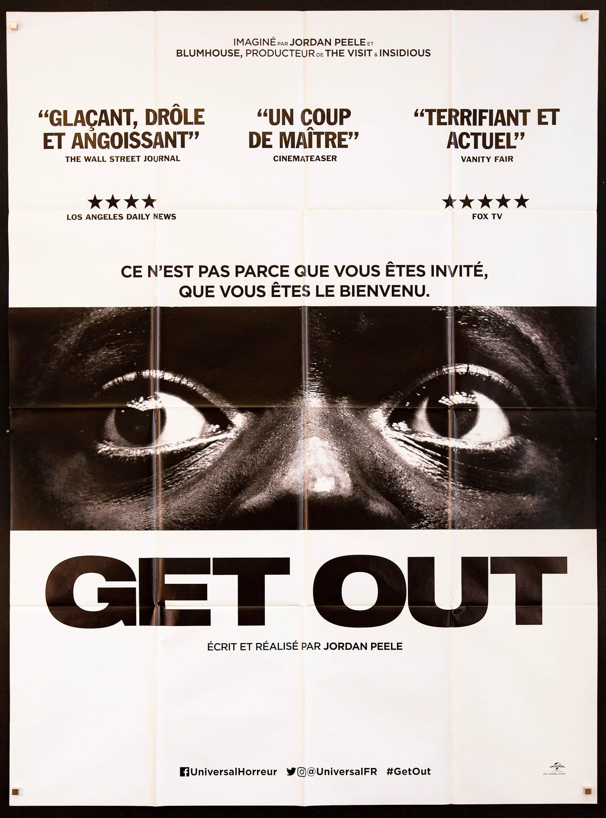 Get Out Original Vintage Movie Poster