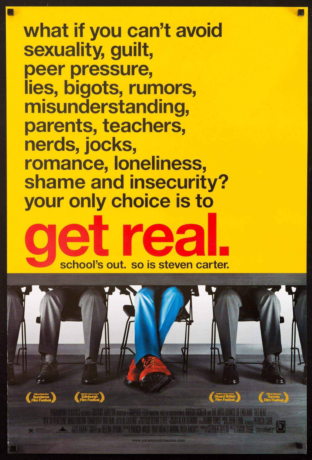 Get Real Original Vintage Movie Poster