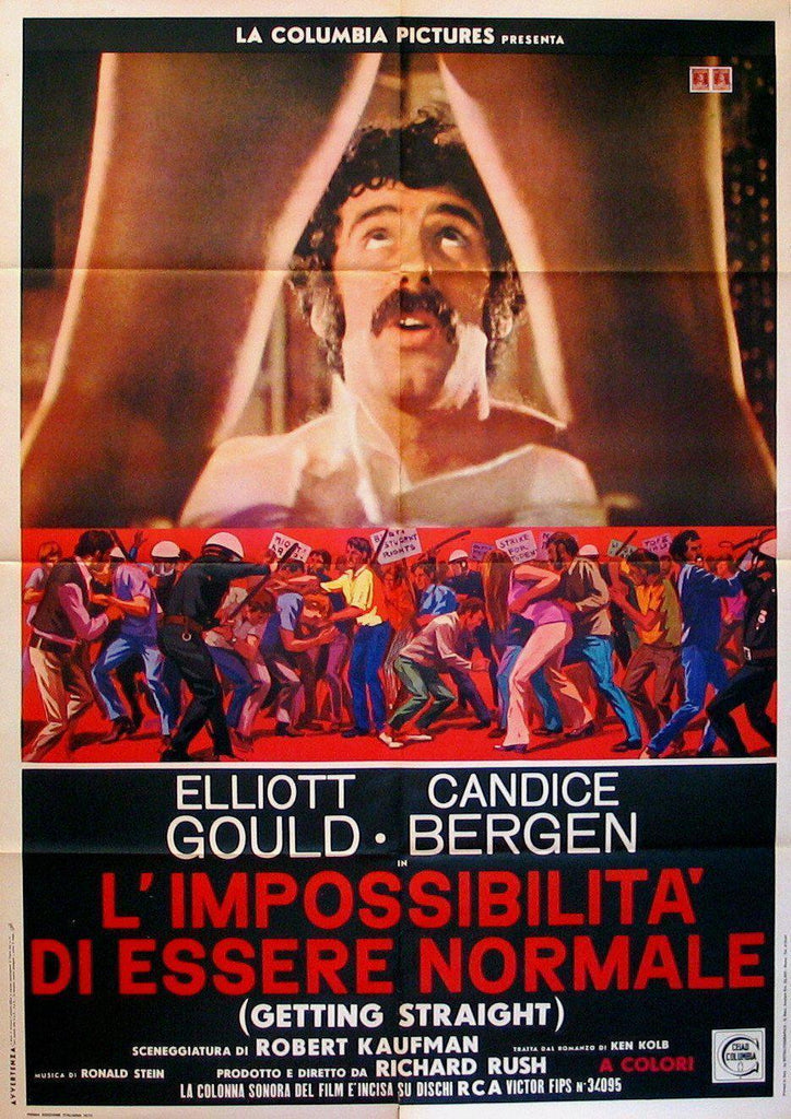 Getting Straight Italian 2 foglio (39x55) Original Vintage Movie Poster