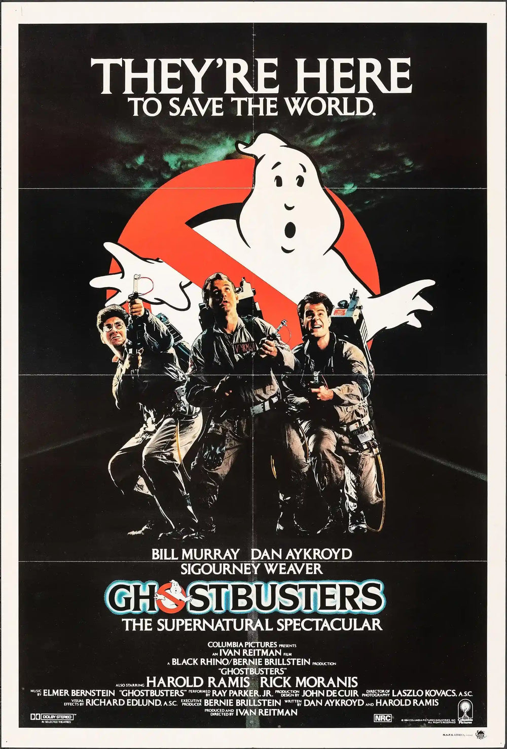 Ghostbusters (Ghost Busters) Original Vintage Movie Poster