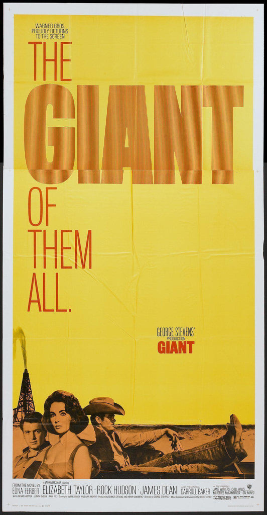 Giant Original Vintage Movie Poster