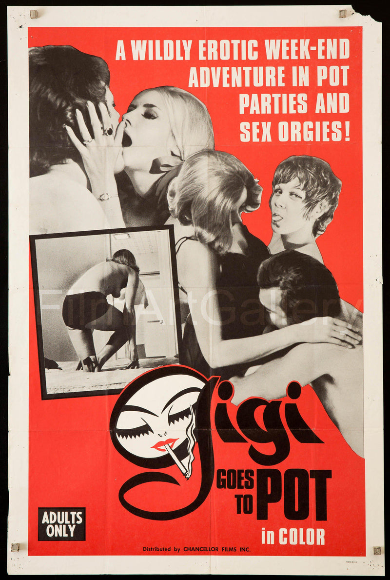 Gigi Goes to Pot 1 Sheet (27x41) Original Vintage Movie Poster