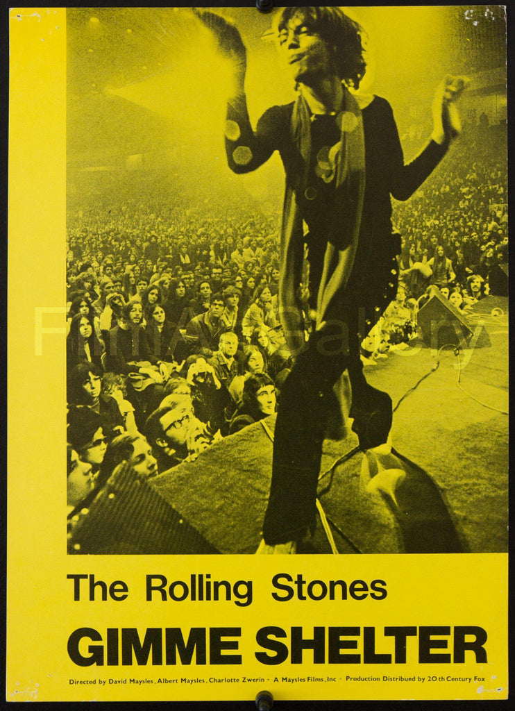 Gimme Shelter Original Vintage Movie Poster