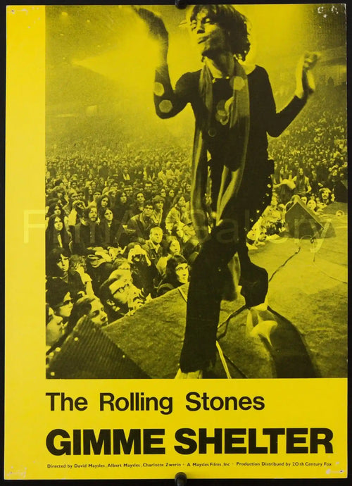 Gimme Shelter Original Vintage Movie Poster