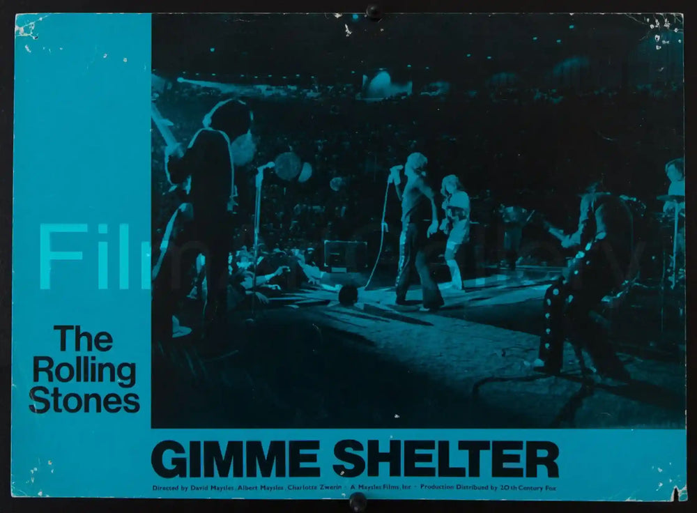 Gimme Shelter Original Vintage Movie Poster
