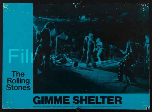 Gimme Shelter Original Vintage Movie Poster