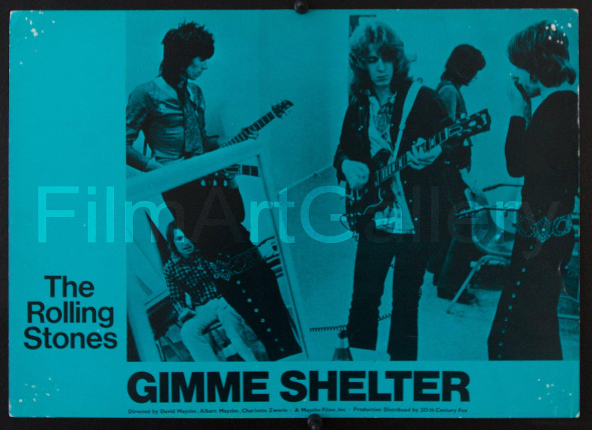 Gimme Shelter Original Vintage Movie Poster