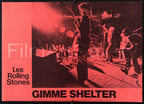 Gimme Shelter Original Vintage Movie Poster