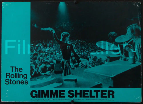 Gimme Shelter Original Vintage Movie Poster