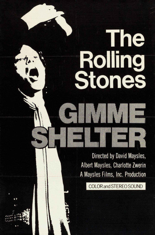 Gimme Shelter Original Vintage Movie Poster